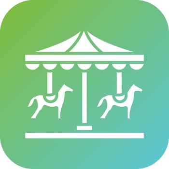 Carousel Vector Icon Style