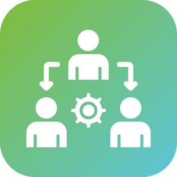 Delegate Vector Icon Style