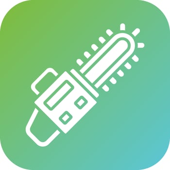 Chainsaw Vector Icon Style