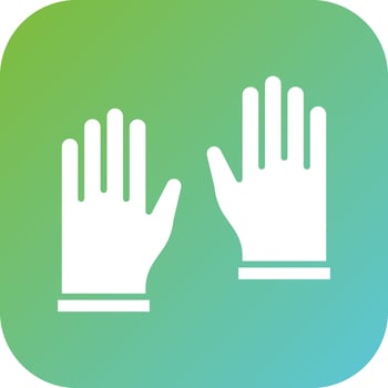 Gloves Vector Icon Style