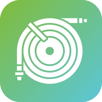 Garden Hose Vector Icon Style