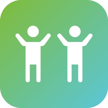 Man Celebrating Vector Icon Style