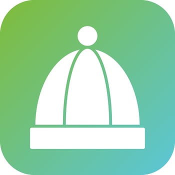 Beanie Vector Icon Style