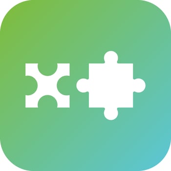 Puzzle Piece Vector Icon Style