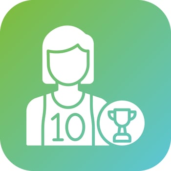 Champion Male Vector Icon Style