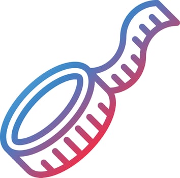 3454 - Measuring Tape.eps vector
