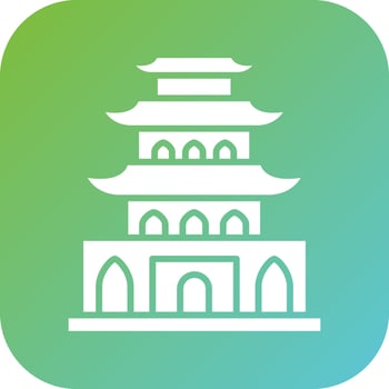 Seoul Vector Icon Style