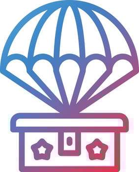 3718 - Army Parachute.eps vector