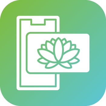 Meditation Vector Icon Style
