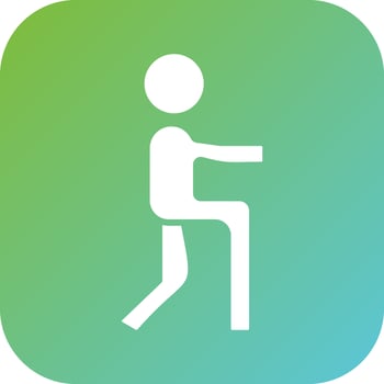Lunges Vector Icon Style