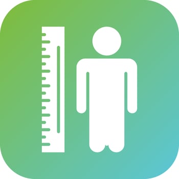 Body Mass Index Vector Icon Style