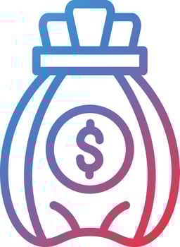 3805 - Money Bag.eps vector