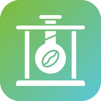Coffee Science Vector Icon Style