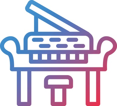 3891 - Wooden Piano.eps vector