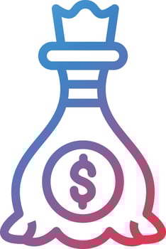 3865 - Money Bag.eps vector