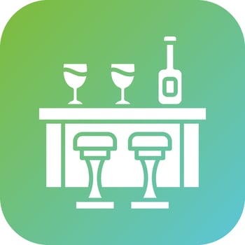 Bar Counter Vector Icon Style