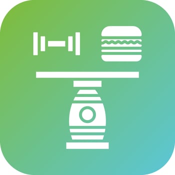 Balance Vector Icon Style