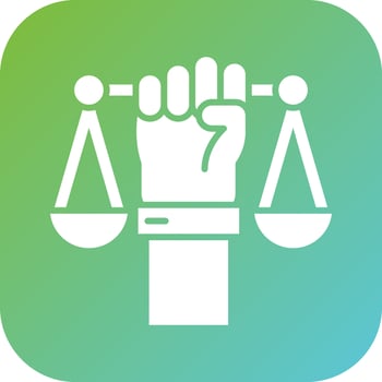 Civil Law Vector Icon Style