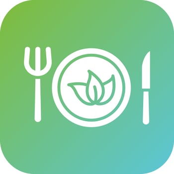 Environmental Vegetaria Vector Icon Style