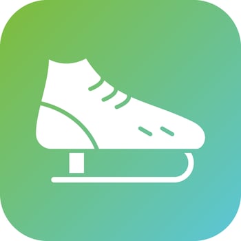 Ice Skates Vector Icon Style