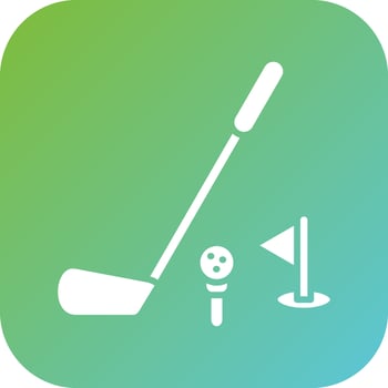 Golf Vector Icon Style