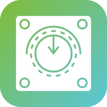 Dimmer Switch Vector Icon Style