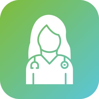 Medical Doctor Female Vector Icon Style