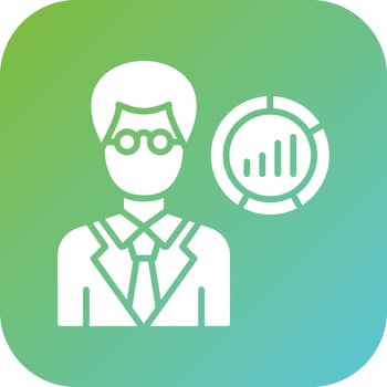 Data Scientist Male Vector Icon Style