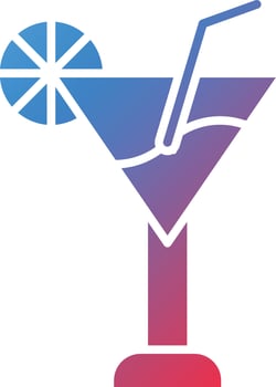 Vector Design Cocktail Icon Style