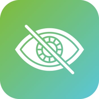 Color Blindness Vector Icon Style