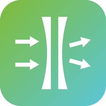 Normal Index Lenses Vector Icon Style