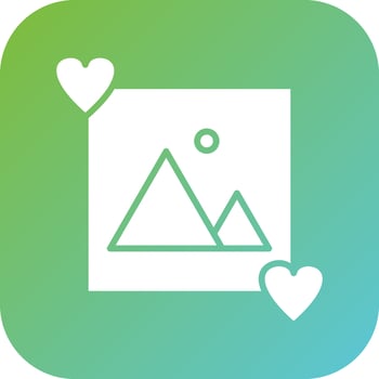 Photo Frame Vector Icon Style