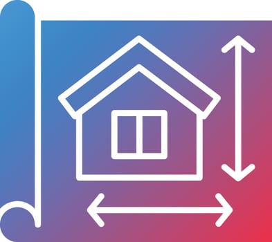 Vector Design Blueprint Icon Style