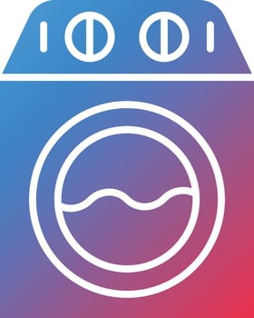 Vector Design Washing Machine Icon Style