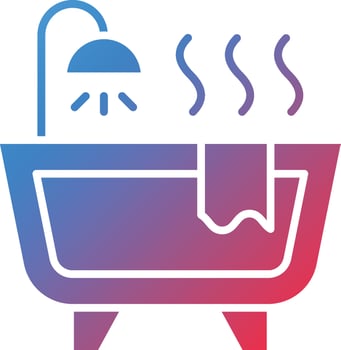 Vector Design Bathtub Icon Style