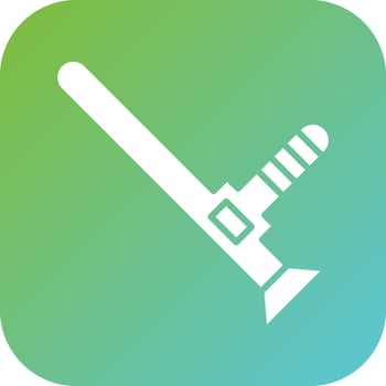 Baton Vector Icon Style