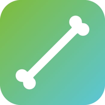 Bone Vector Icon Style