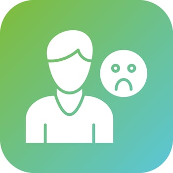 Depression Vector Icon Style