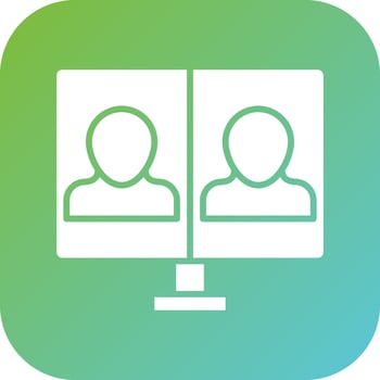 Conference Call Vector Icon Style
