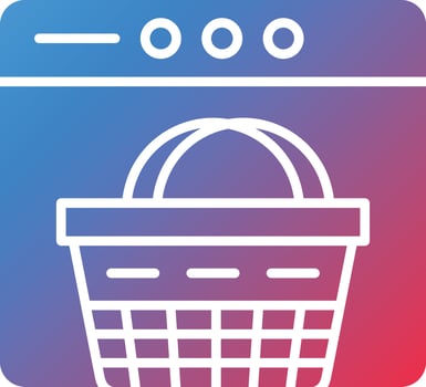 Vector Design Ecommerce Webpage Icon Style