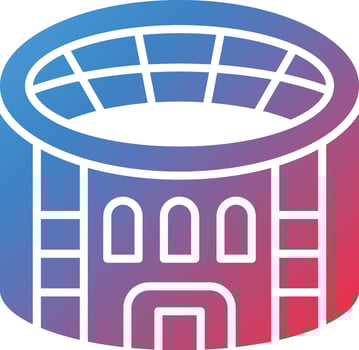 Vector Design Stadium Icon Style