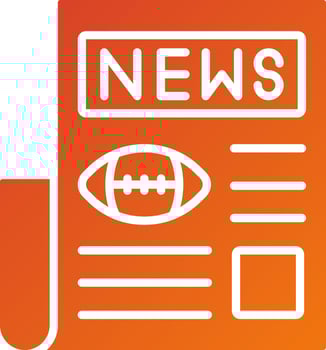 Sport News Vector Icon Style