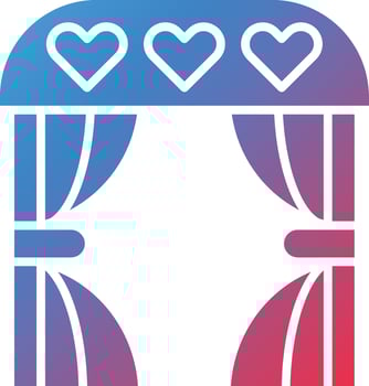 Vector Design Wedding Arch Icon Style