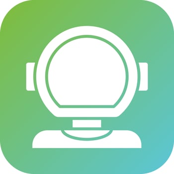 Diving Helmet Vector Icon Style