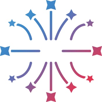 Vector Design Fireworks Icon Style