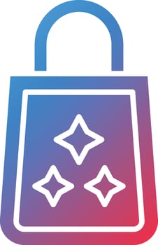 Vector Design Shopping Bags Icon Style