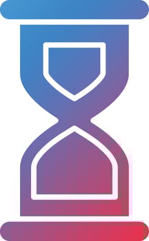 Vector Design Hourglass Icon Style