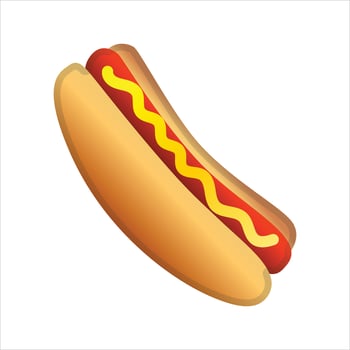 Hotdog Illustration Vector