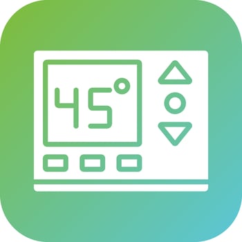 Temparature Control Vector Icon Style