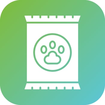 Pet Food Vector Icon Style